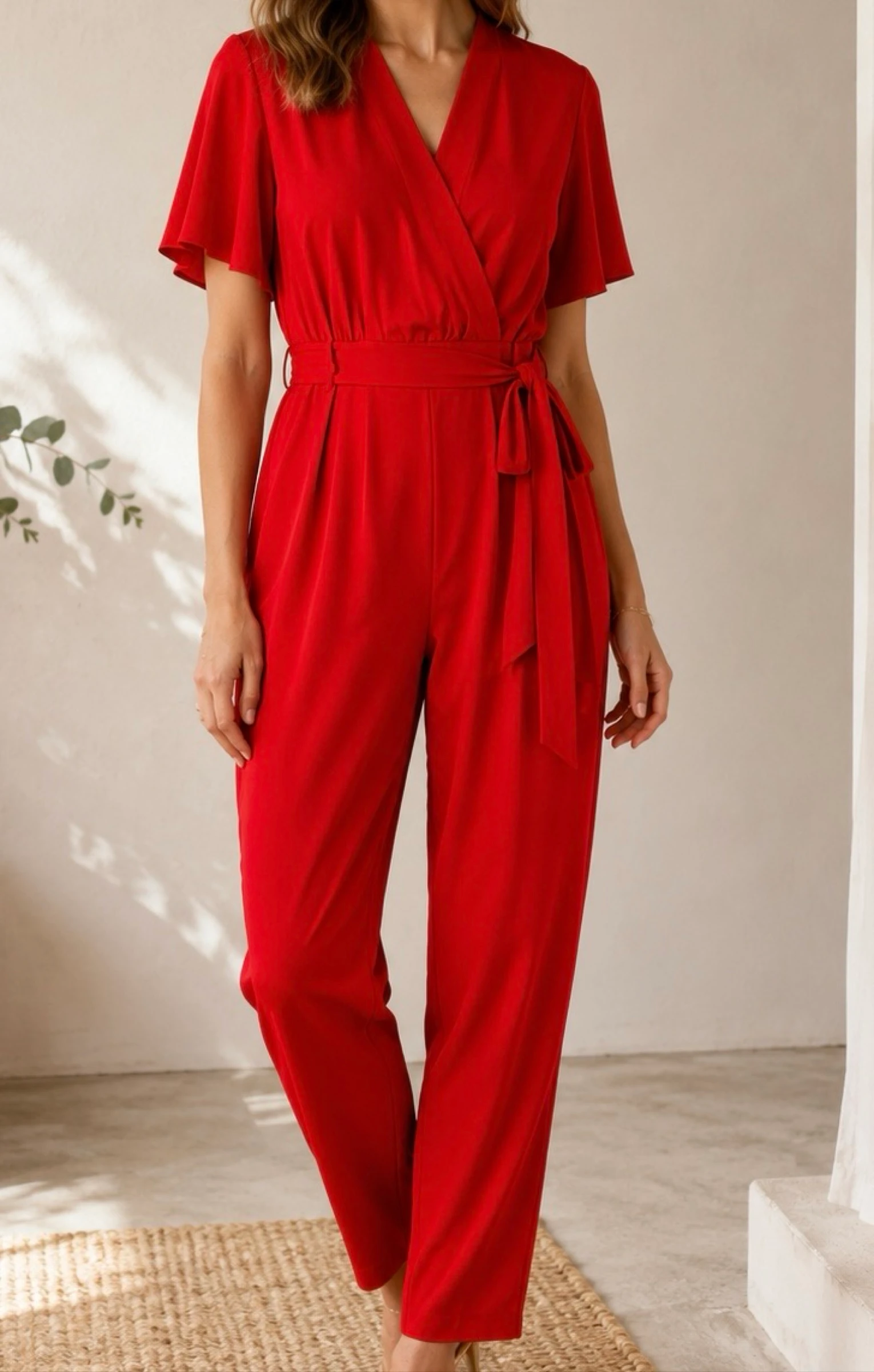 Girl In Mind rode jumpsuit nieuw met labels maat 42 – photo 2